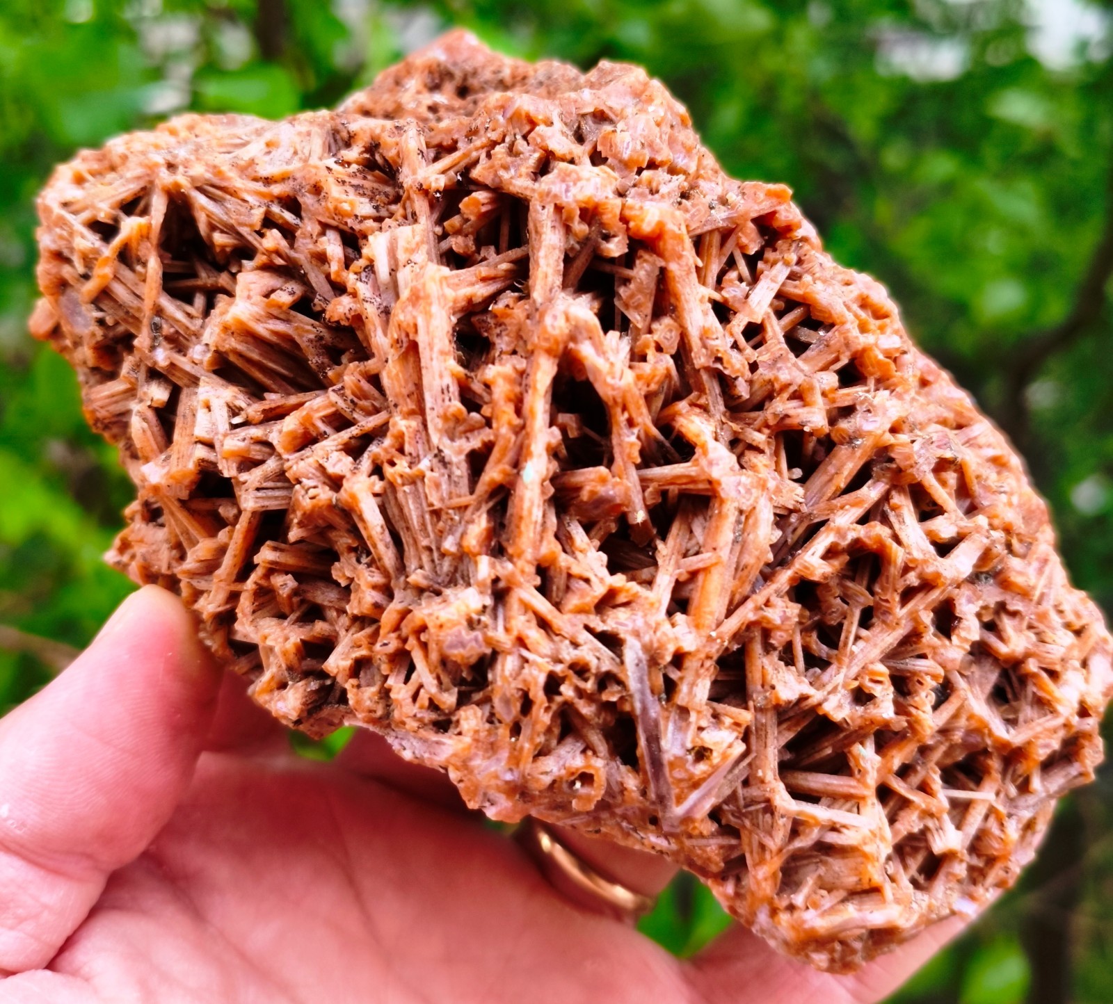 1 Lb 3 Oz Extremely Rare Agate Pseudomorph After Zeolite