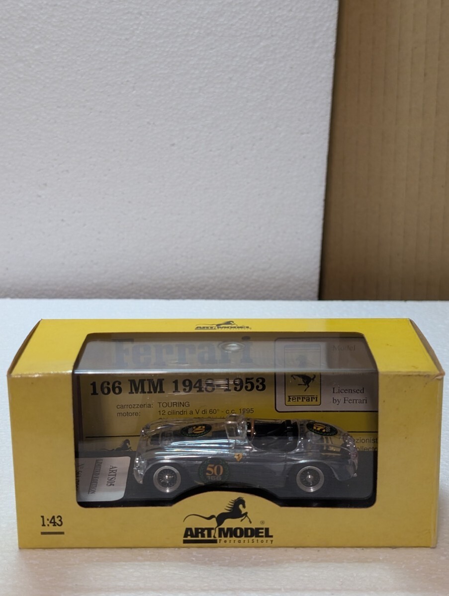 Rare ARTMODEL FerrariStory 1/43 Ferrari 166 MM SP 1948-1953 [Age 13+]
