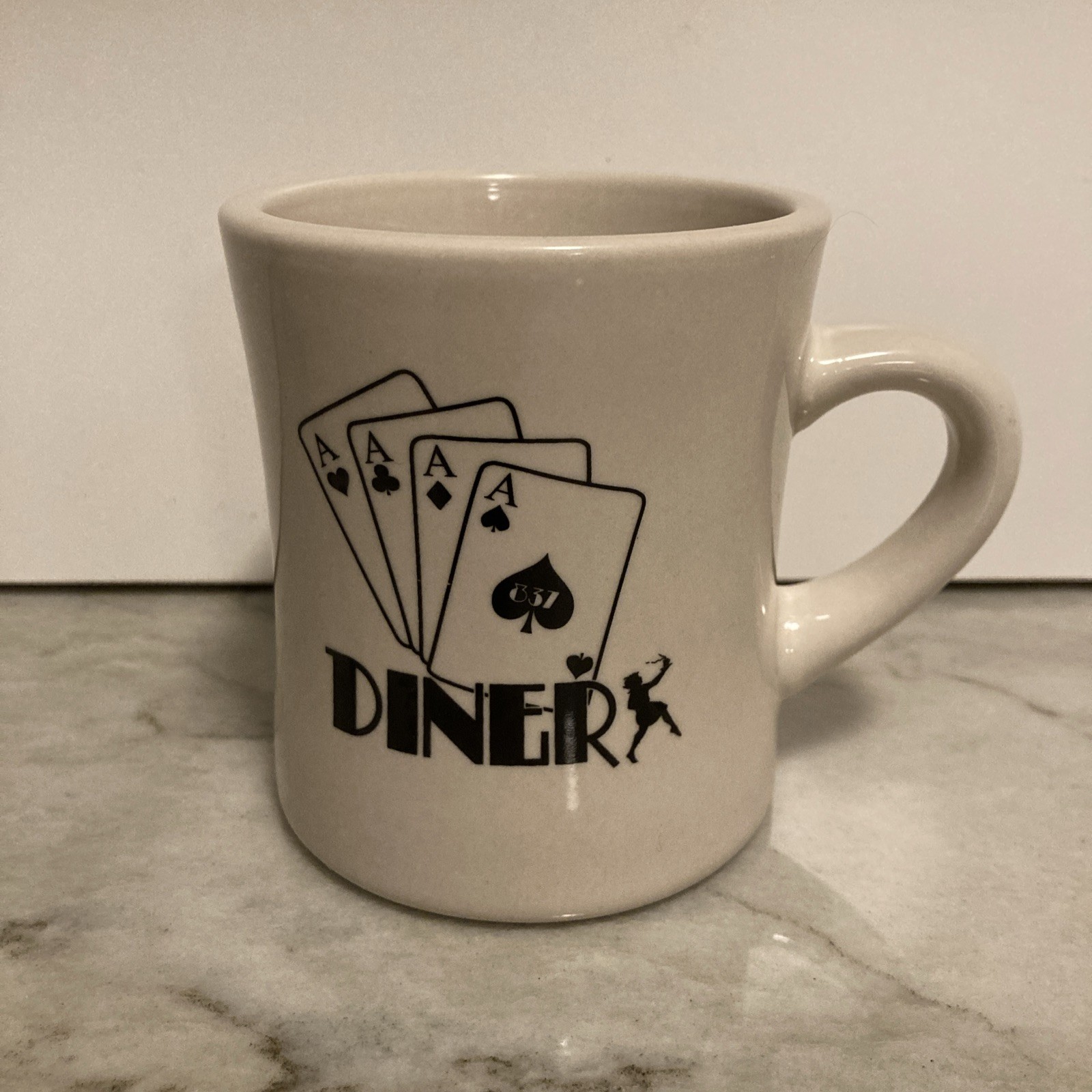 Four Aces Diner Coffee Mug West Lebanon New Hampshire NH Westford China Vintage