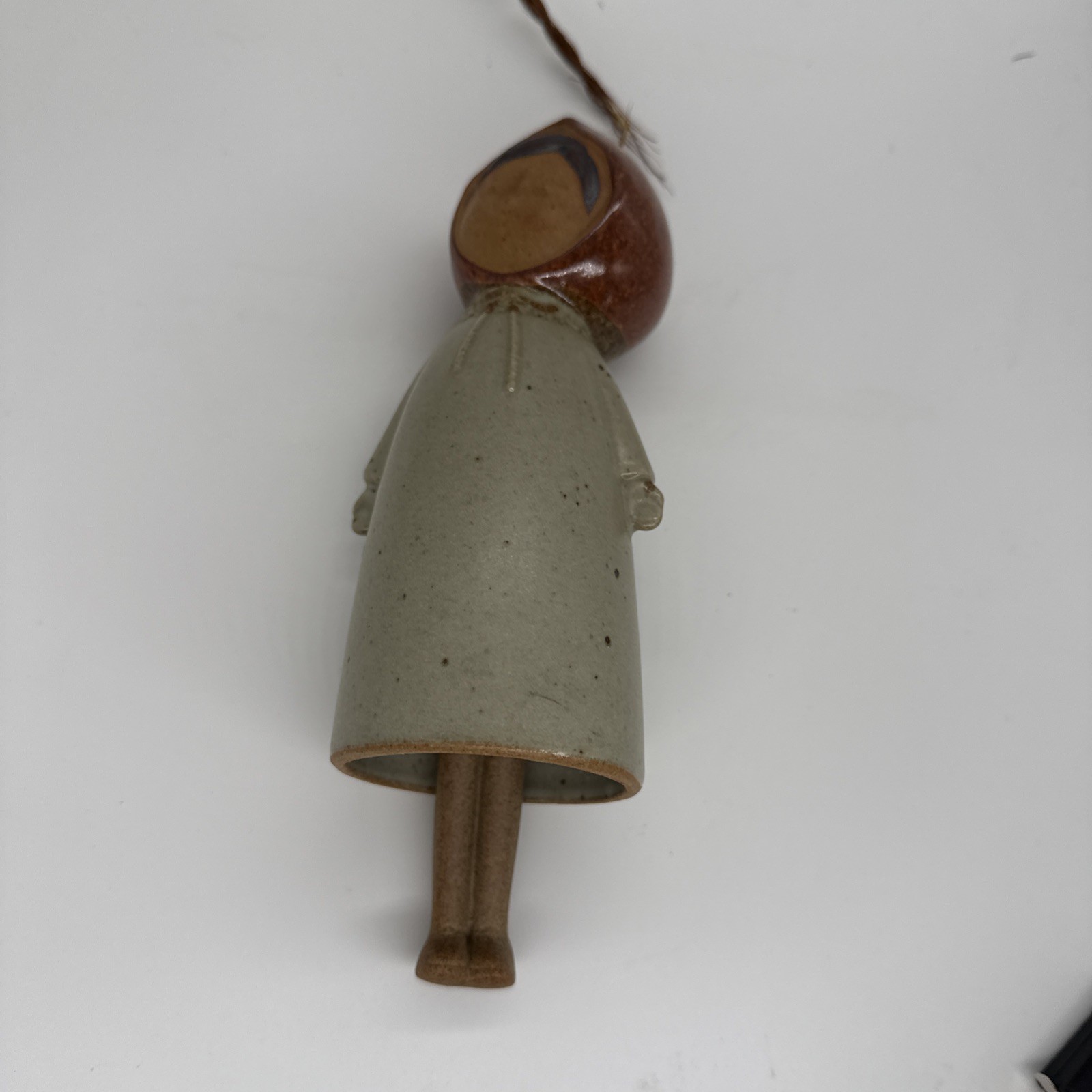 Vintage Otagiri Original Japan Stoneware Girl Figurine 1970s Hand Crafted