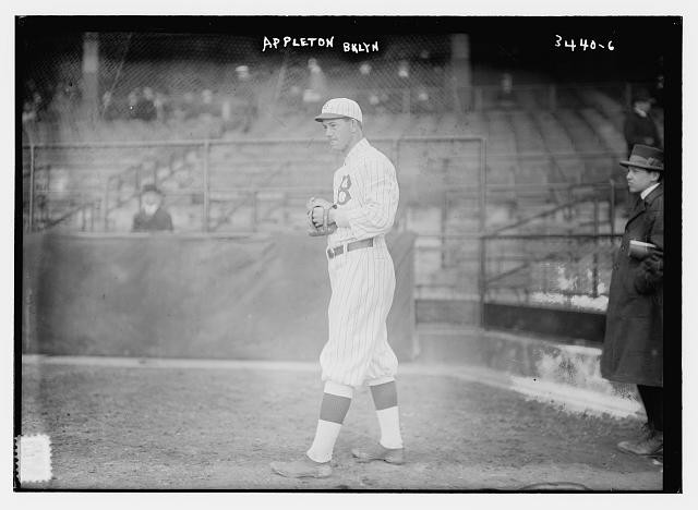 Photo:Ed Appleton Brooklyn NL Baseball 1915
