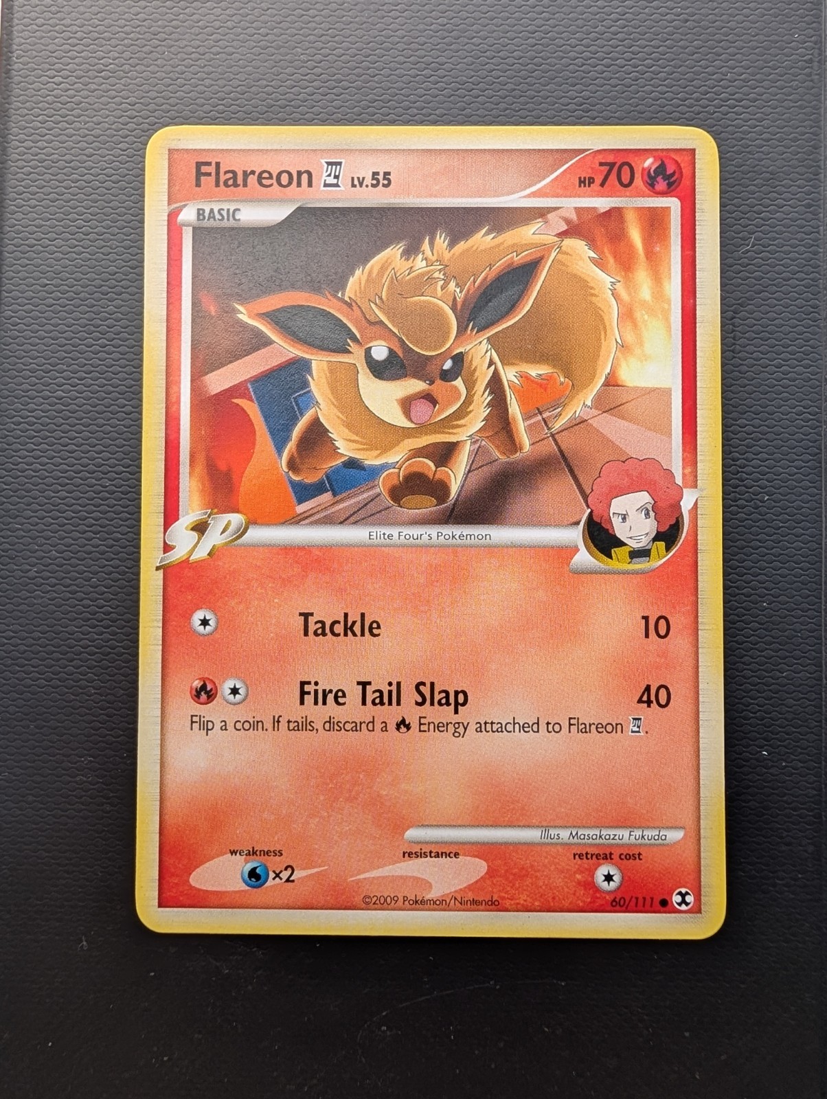 Flareon 60/111 - NM - Pokémon Rising Rivals - LV Level 55 - 2009 - Elite Four E4