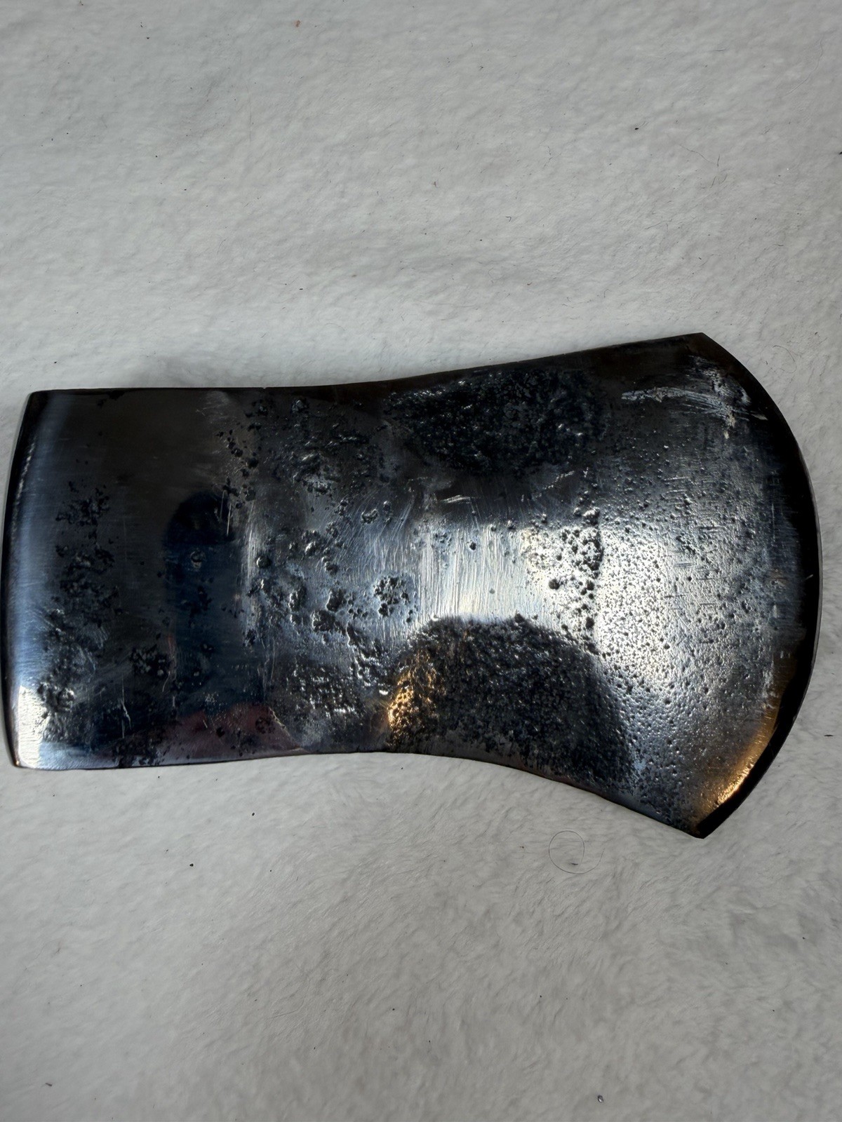 Vintage Single Bit Axe Head 2 lb 14 oz Unmarked Polished Restored Ready to Hang
