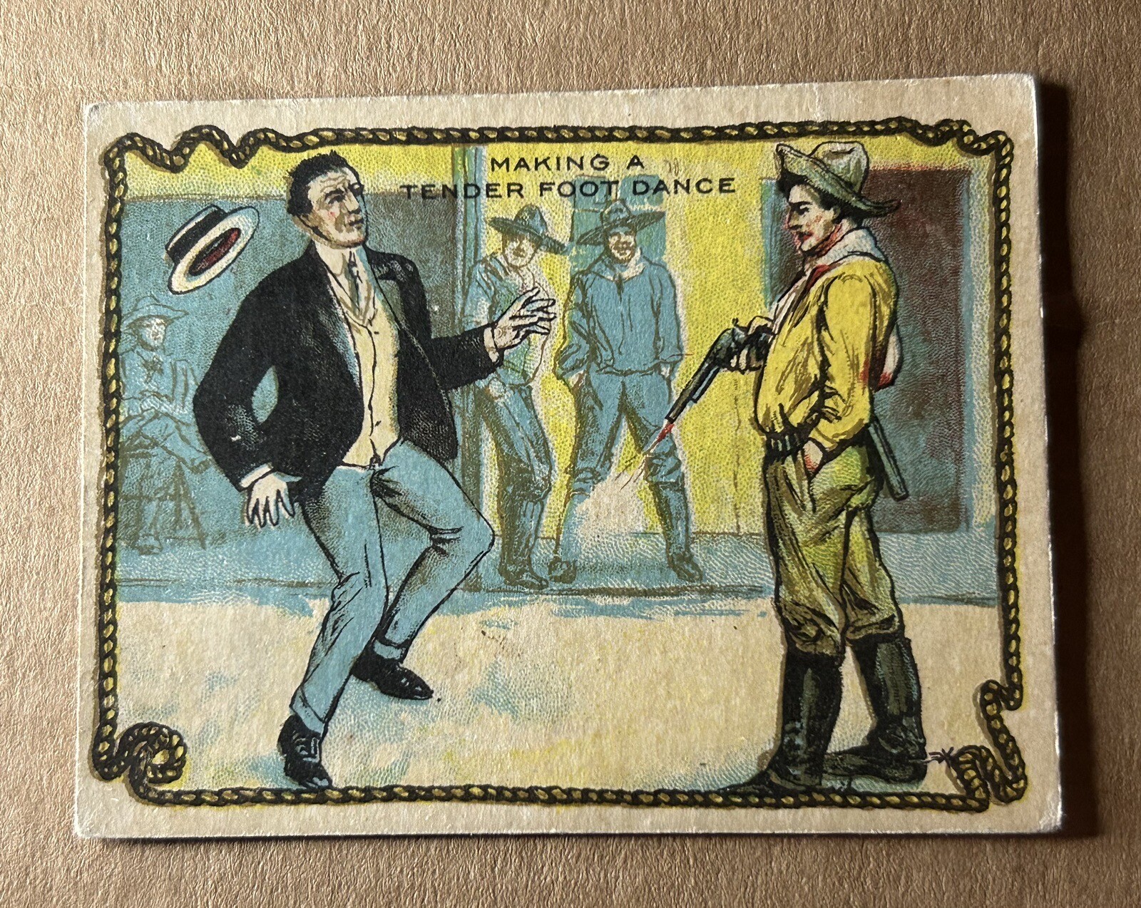 1930s V290 Hamilton Cowboy Series #23 Making a Tenderfoot Dance E530
