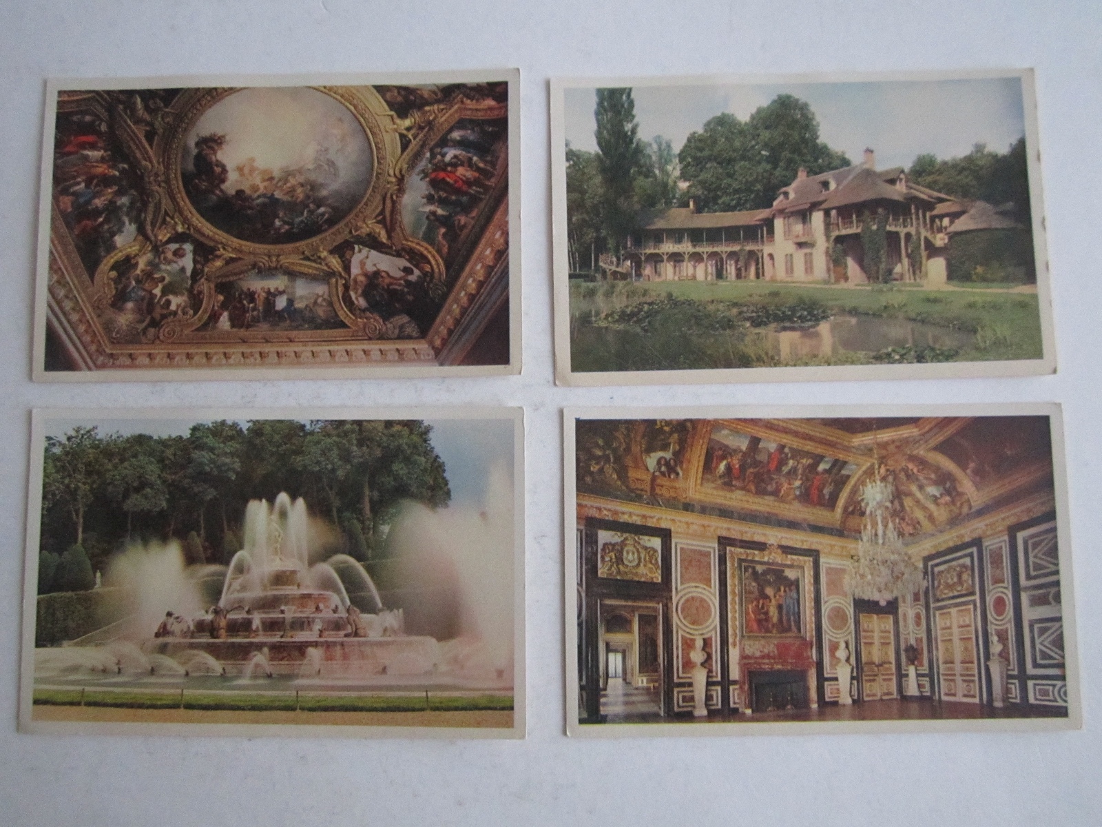 (12) 1940\'S RF CHATEAU DE VERSAILLES POST CARDS - UNUSED - SEE PICS - OFC-B