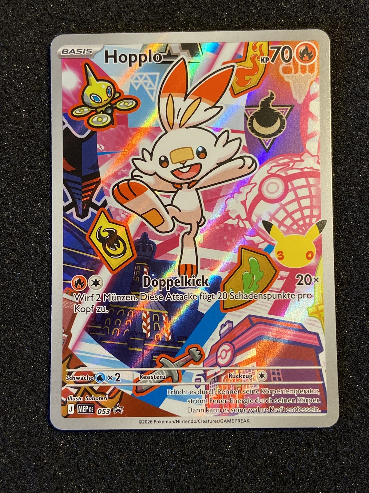 Hopplo Holo MEP Black Star Promos 053 P NM Pokemon