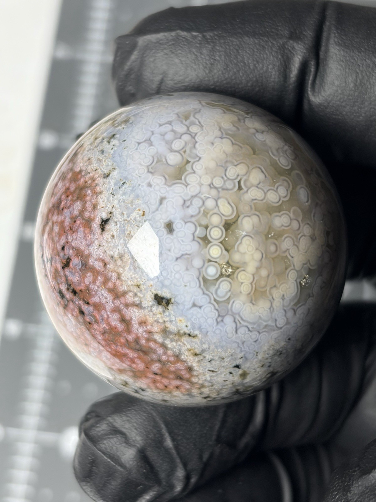 Stunning Ocean Jasper Sphere Colorful Orbs