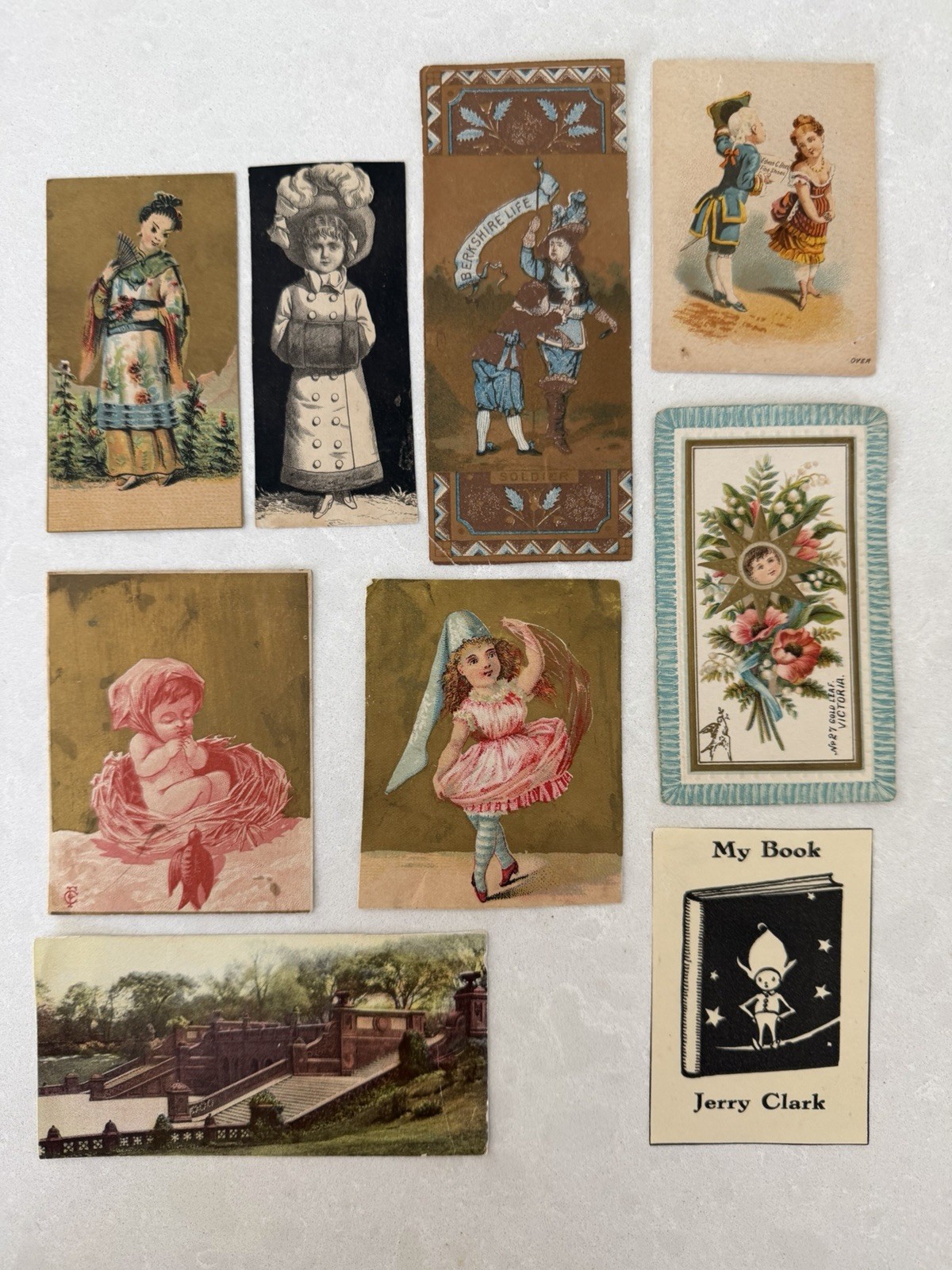 Antique Victorian Trade Cards Ephemera Lot 9 Chromolithograph 1880s Advertising