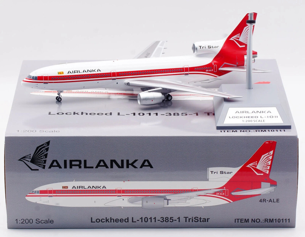 Inflight Retro RM10111 Air Lanka Lockheed L-1011 4R-ALE Diecast 1/200 Jet Model