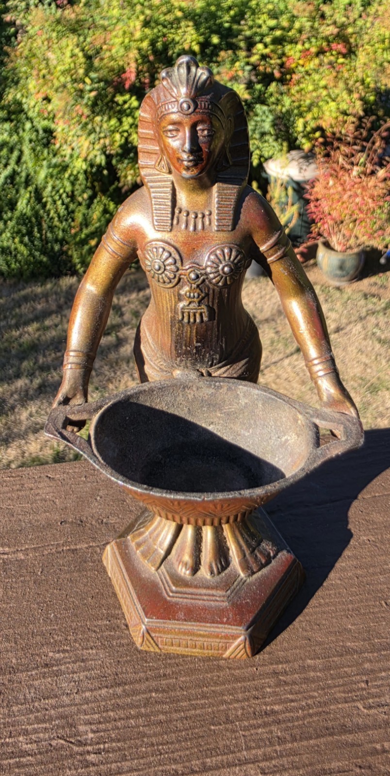 Vintage 1920\'s Art Deco Vantine\'s No 1272 Egyptian Revival Incense Burner France