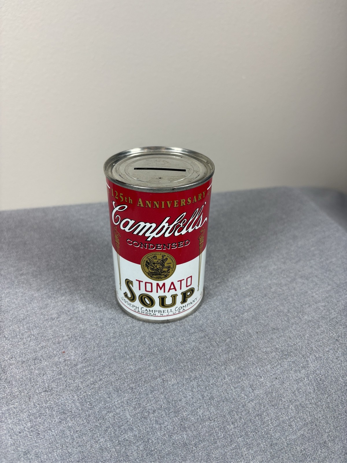 1994 Campbell's Condensed Tomato Soup 125th Anniversary Coin Bank Can