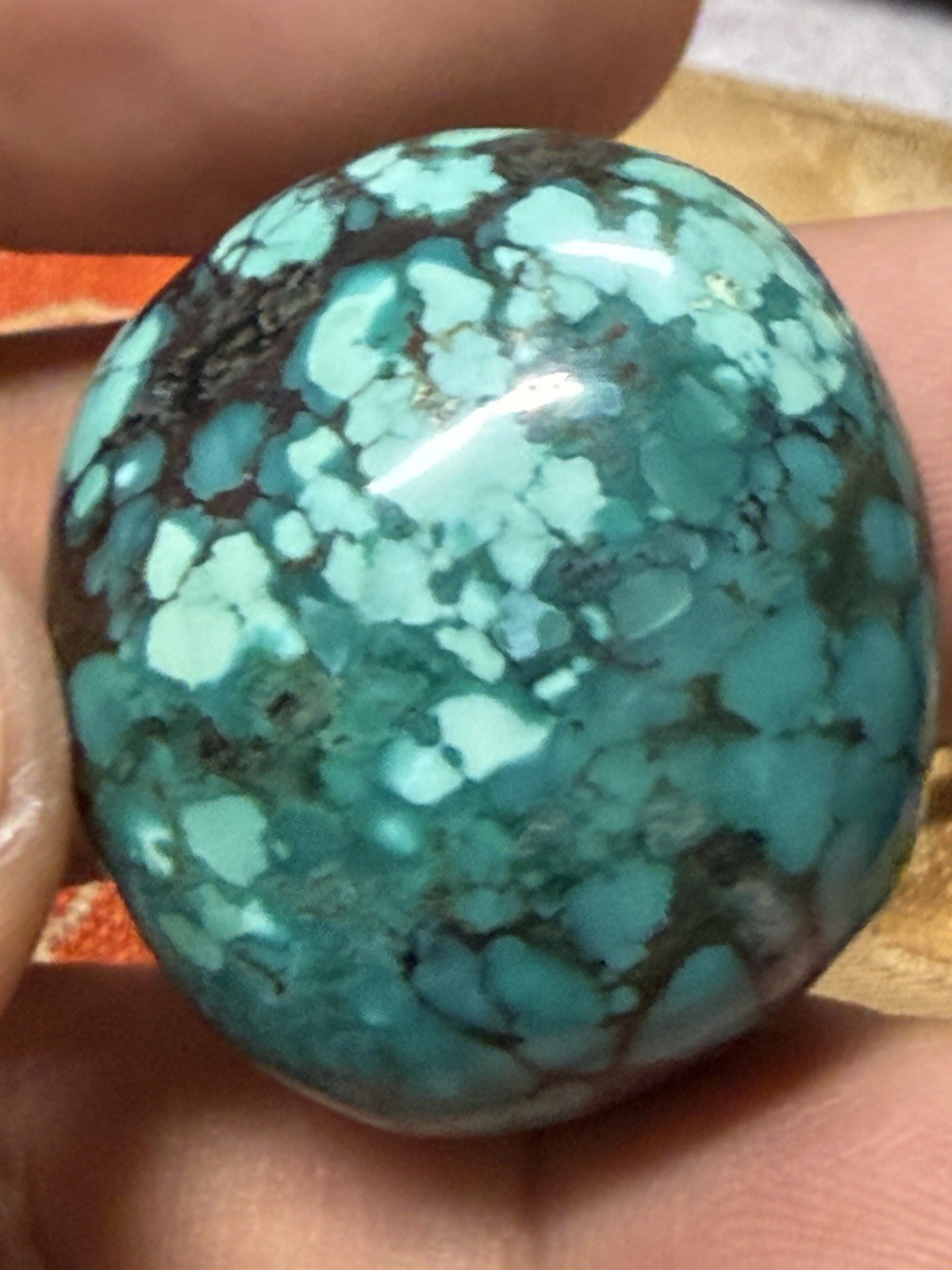 Authentic Jewelry Turquoise Bead, Tibetan Old Turquoise