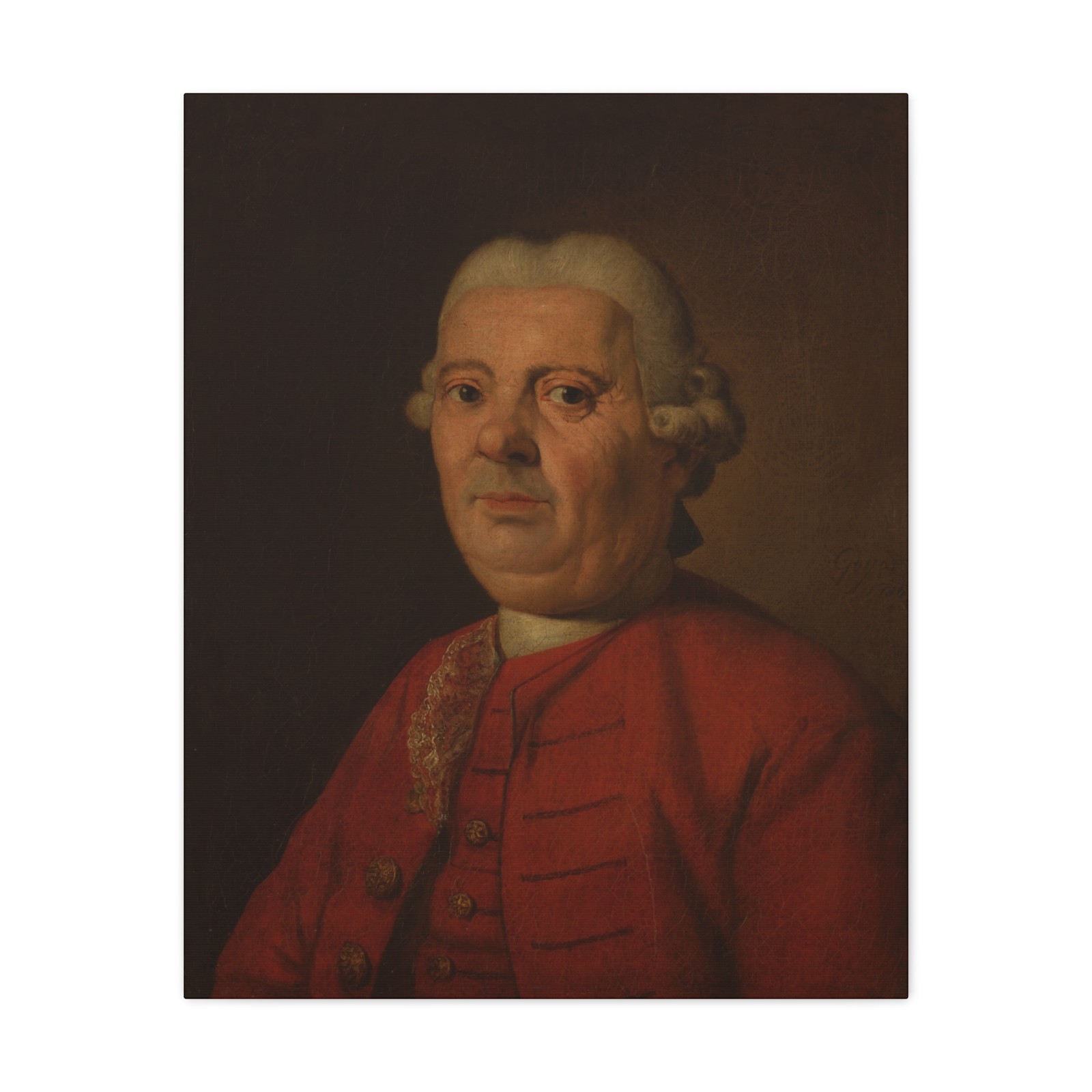 Italian Painter - Portrait of a Man - unknown - Canvas Wall Art