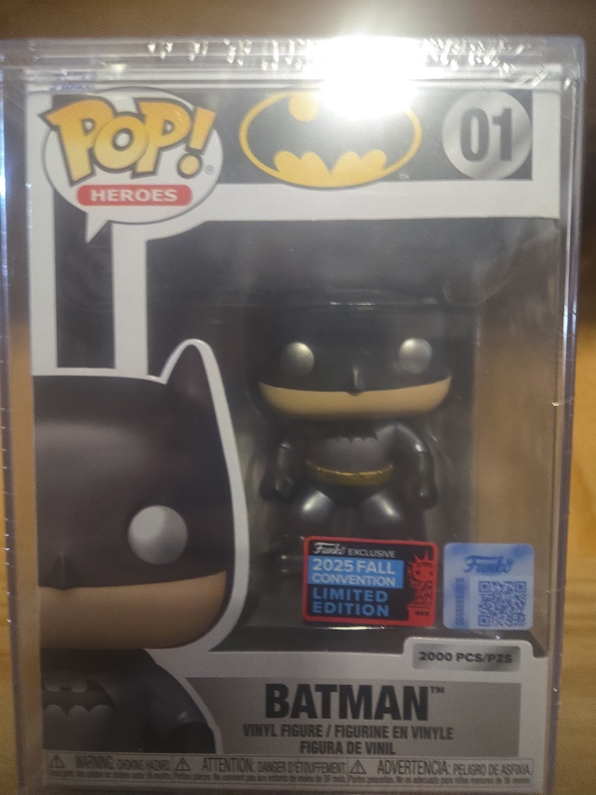 Funko Pop DC Mystery Box Metallic BATMAN #01 2025 NYCC LE 2000 PCS