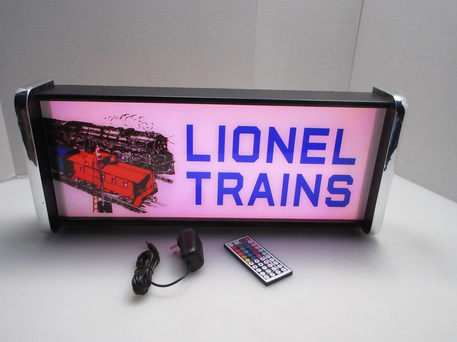 Lionel Trains LED Display lighted sign lightbox Wall hanging Light
