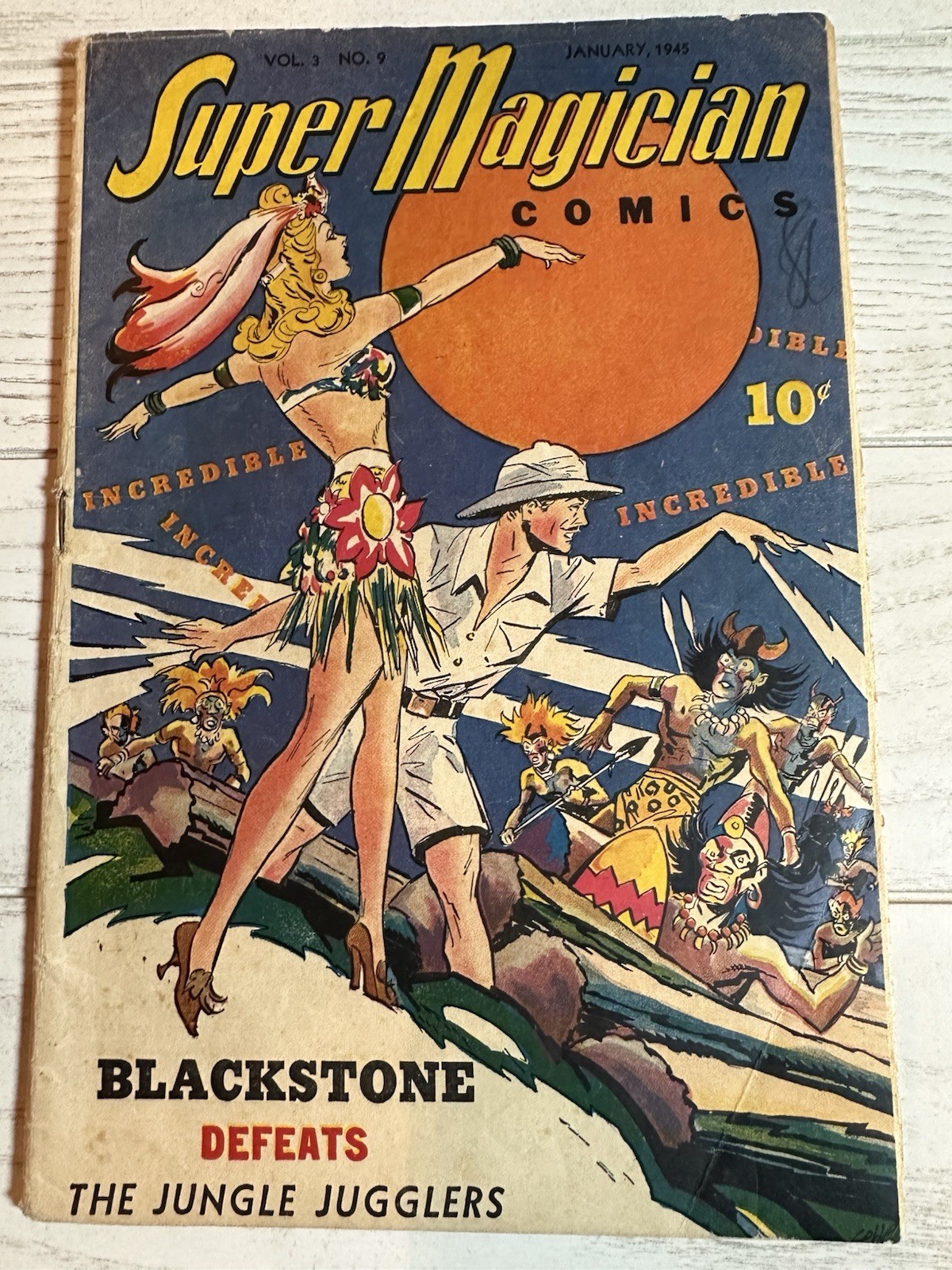 Super Magician Comics Vol. 3 #9 (#33) 1945  GGA Golden Age - Street & Smith
