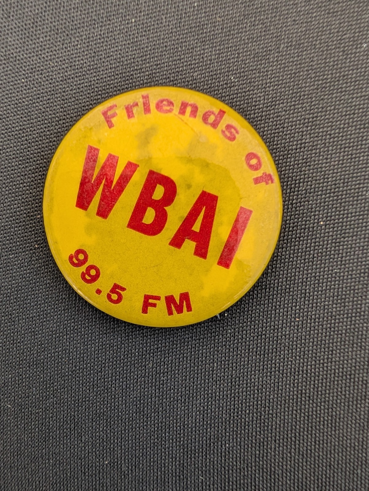 Vintage Long Island Radio Station WBAI 1975 1976 used vintage FM