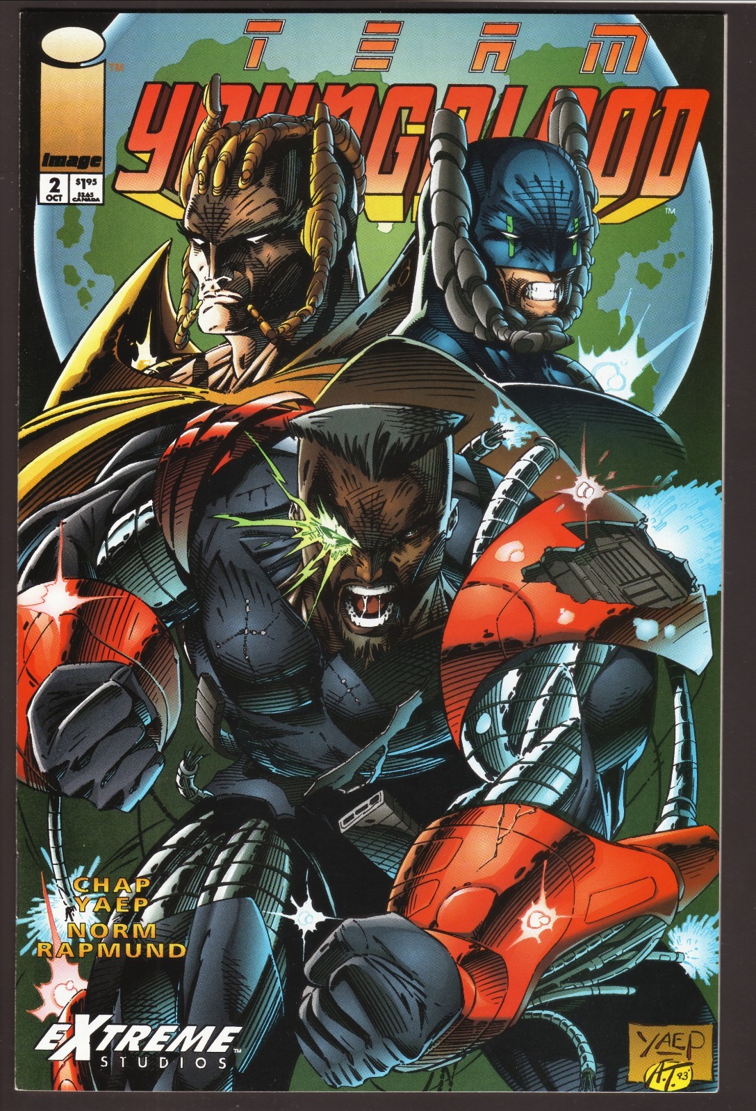 1993 Team Youngblood #2 Blood Siege Image Comic Book