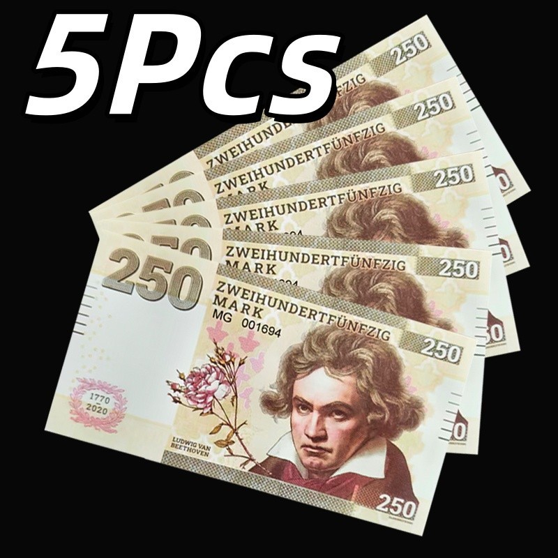 Lot 5pcs, Beethoven 250th Birthday Anniversary, 2020, UNC, 