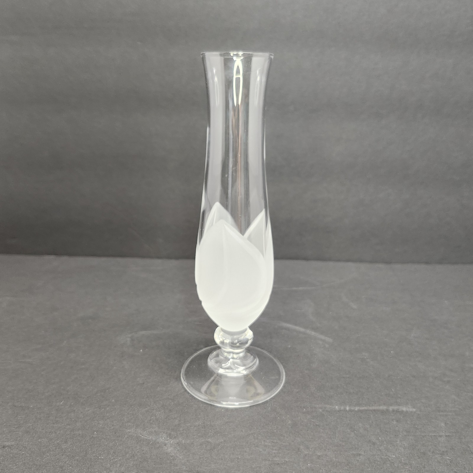 Vintage Cristal dArques Florence Crystal Bud Vase 8\