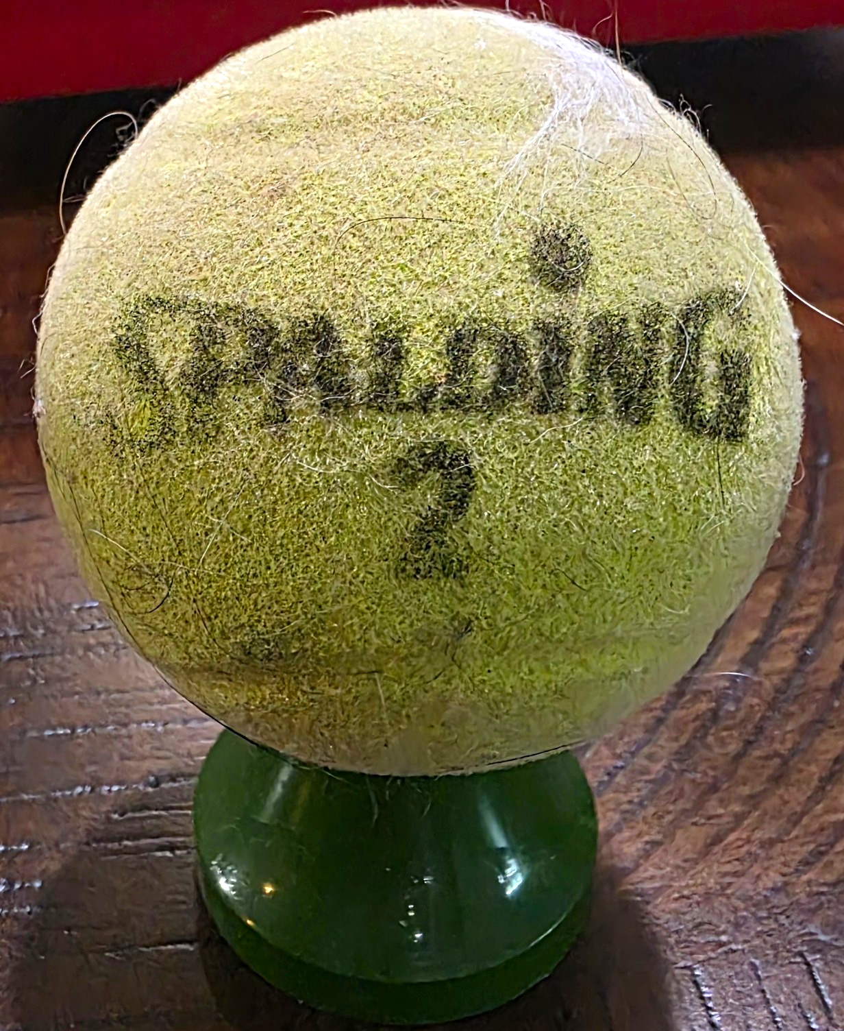 Vintage Avon Spalding Tennis Ball Mixed Doubles 3 Oz Body Splash Decanter Unopen