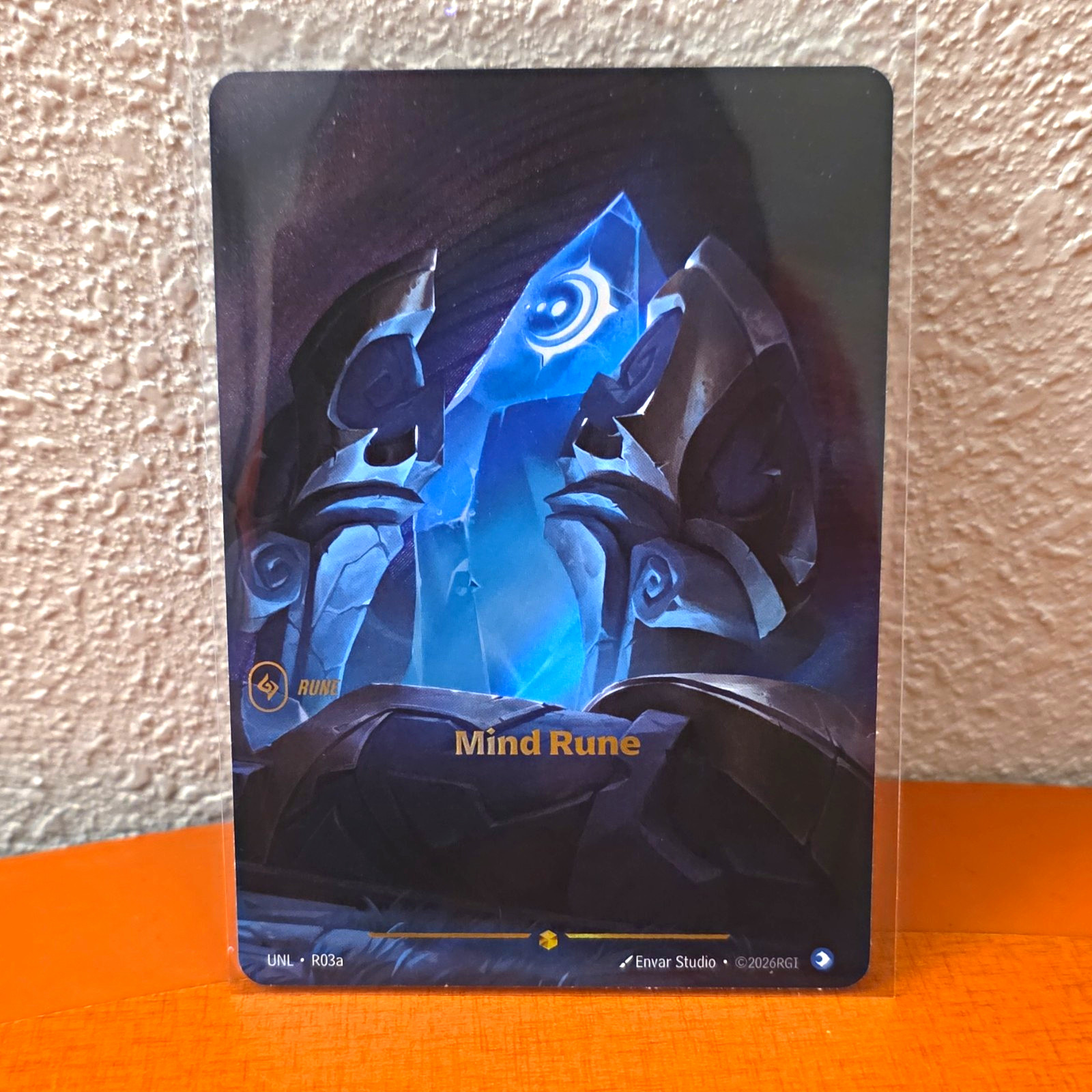Envar Studio League of Legends Runes Mind Rune UNL-R03a 2026 Hologram Card