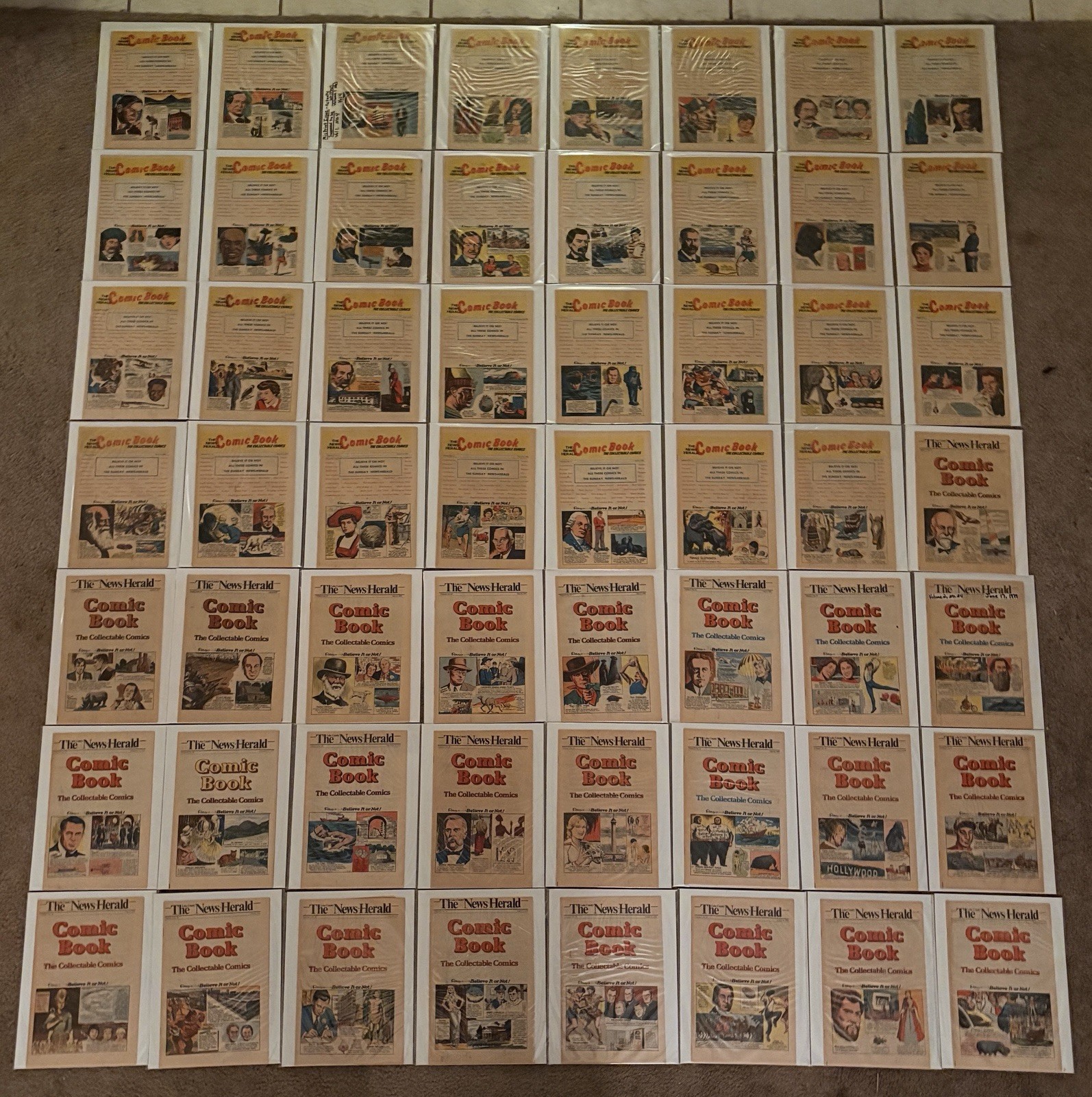 1978-79 News-Herald Comic Book 56 Issues Vol 1 #2-#17 & Vol 2 #1-#41 No #35