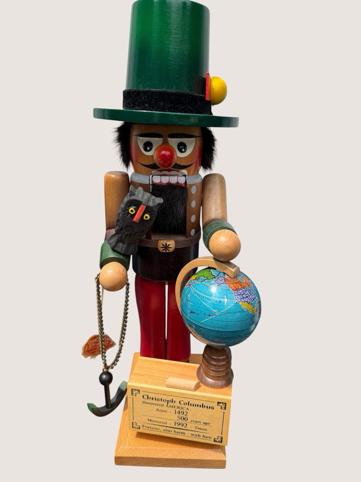 STEINBACH WEST GERMANY CHRISTOPHER COLUMBUS  NUTCRACKER VINTAGE 1992