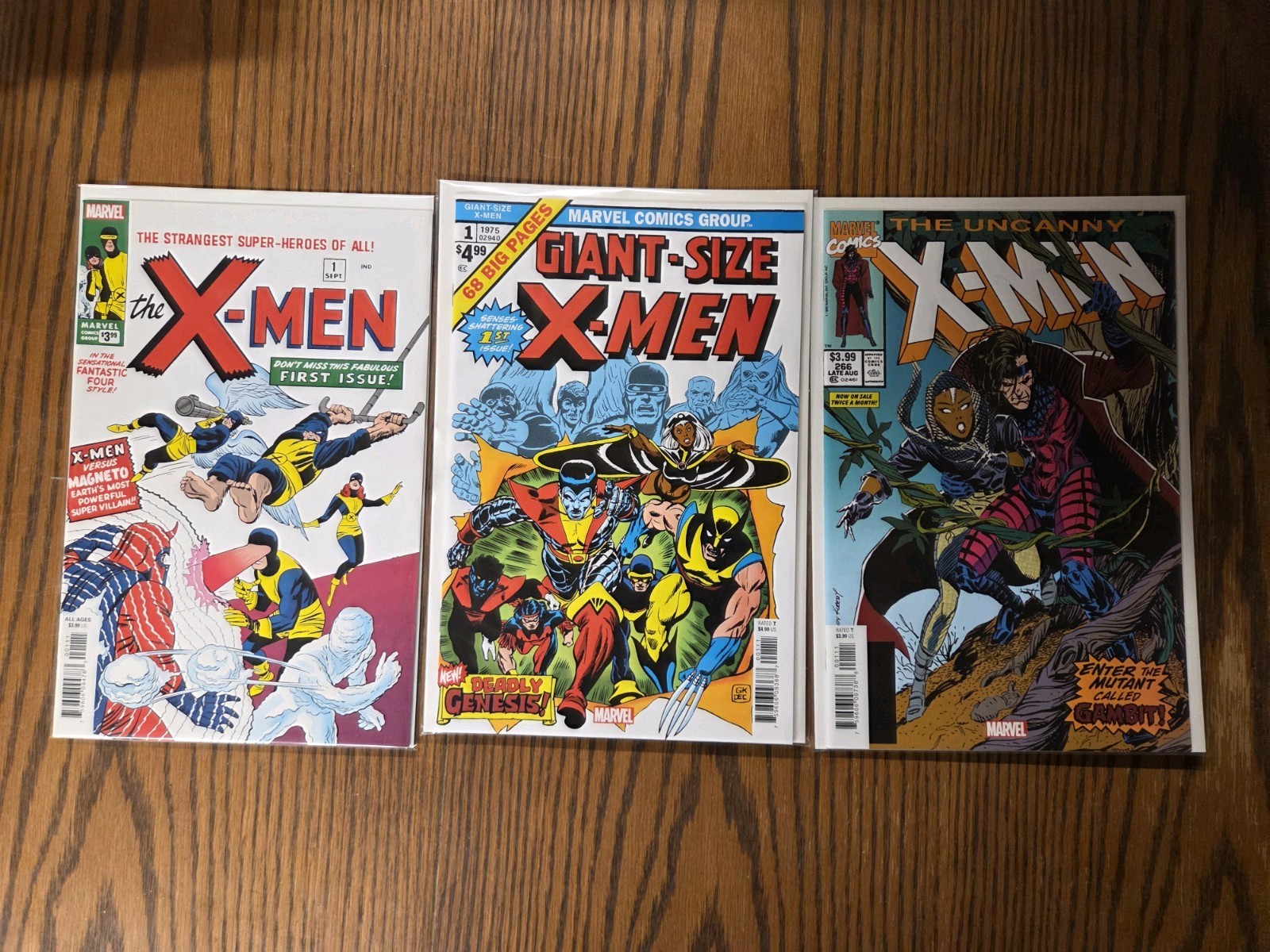 Giant Size X-Men 1, Uncanny X-Men 1, Uncanny X-Men 266 Reprints & True Believers