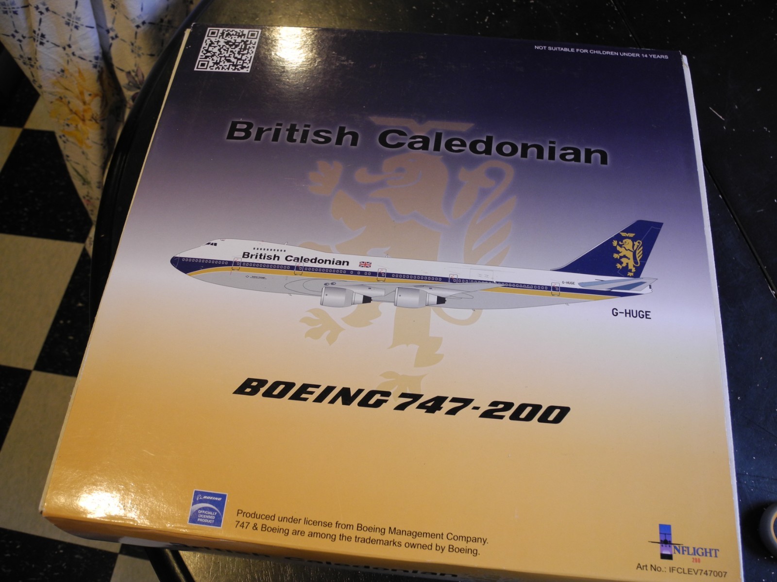 COLLECTORS' DREAM INFLIGHT BOEING 747 British Caledonian, 1:200, PERFECT