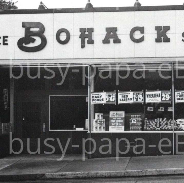 1930s Bohack Self Service Supermarket William Hughes Duryea Islip New York Photo