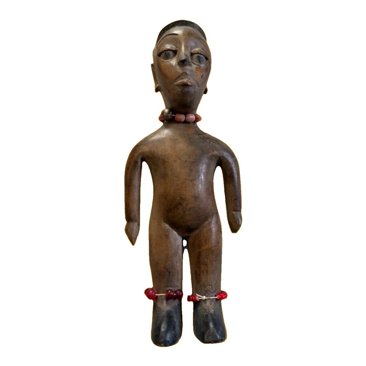 Antique Africa Tanzania Sukuma Nyaméz Carved Wood Puppet Doll