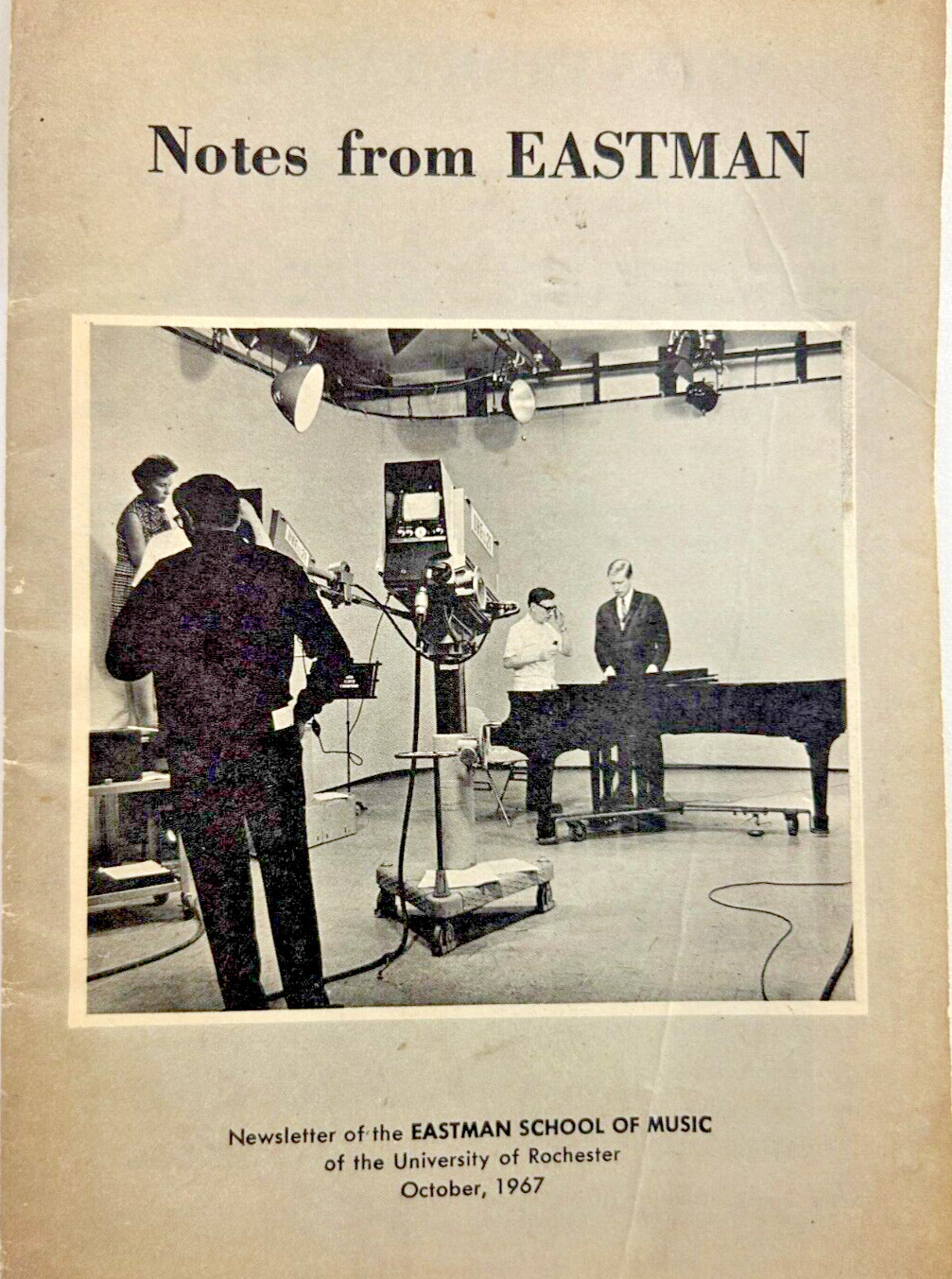 Eastman School of Music Notes 1967 - University of Rochester - Original