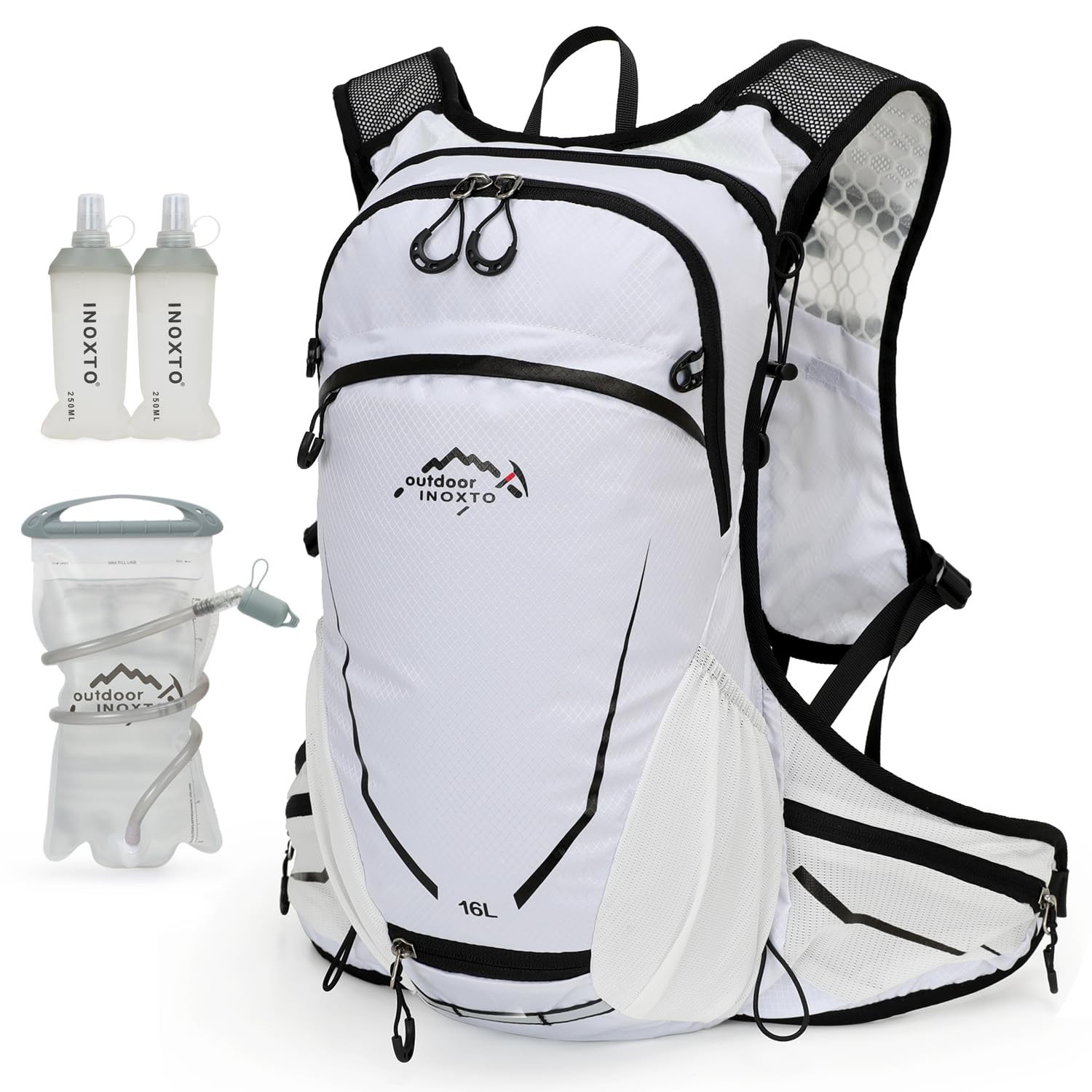 IX INOXTO 16L Hydration Backpack with Free 2-Liter Water Bladder,The Lightwei... IX INOXTO 16L Hydration Backpack with Free 2-Liter Water Bladder,The Lightwei...