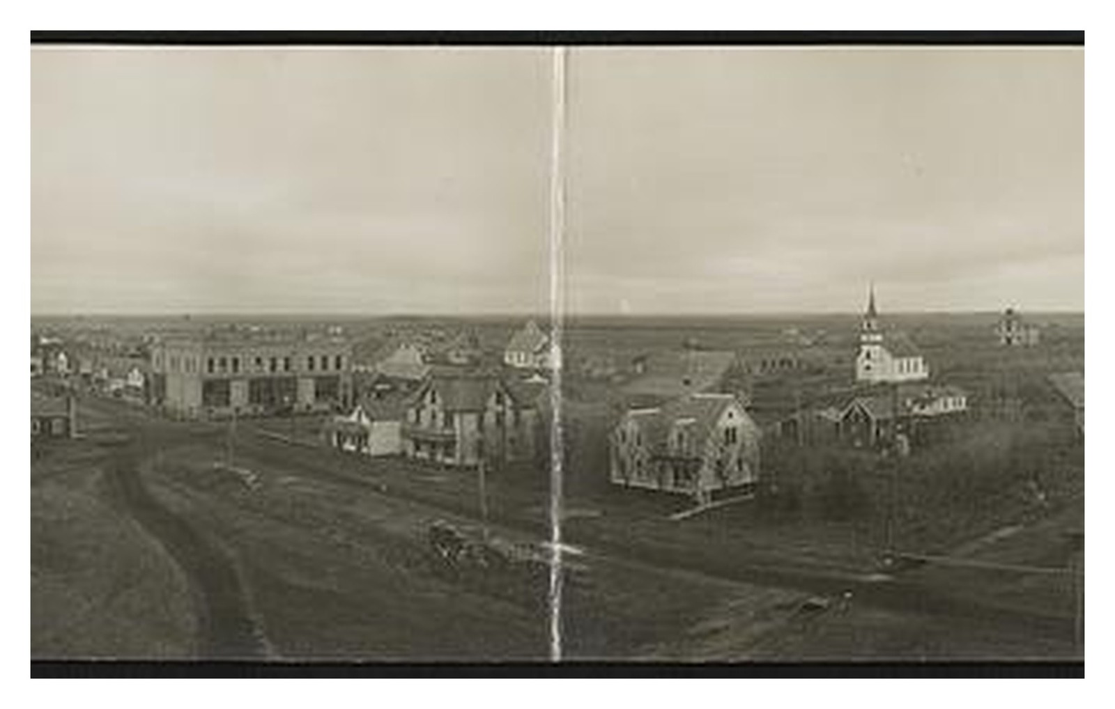 Gary Minnesota Rooftop View Standard Postcard