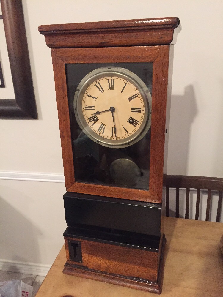 Antique International Time Recording Co. / IBM Time Punch Clock 1927 Chevrolet