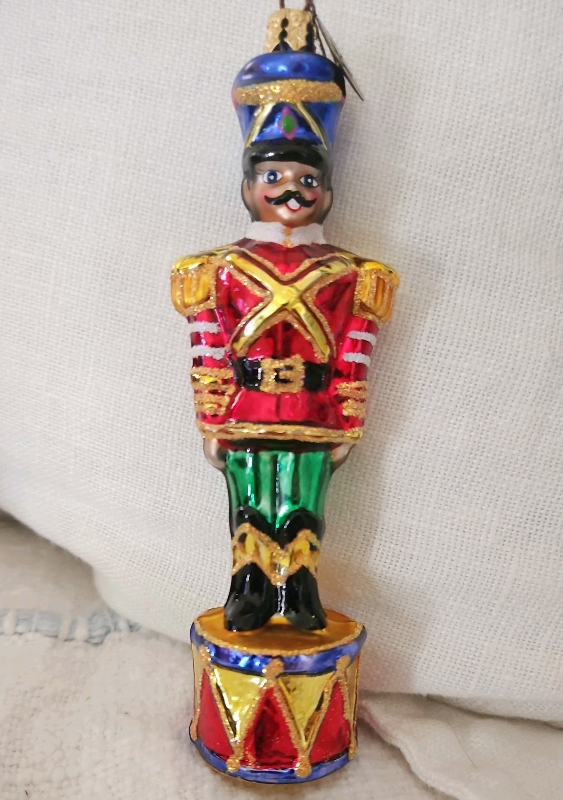 Vtg Christopher Radko 2001 “Band Stand Brigade” Ltd Edition Ornament Glass XMass