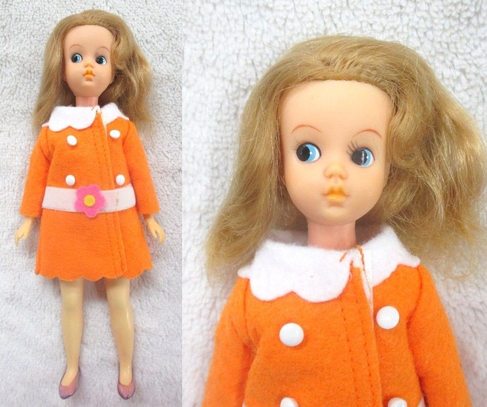 TAMMY CLONE Doll Nakajima Seisakusho Kanna with Orange Dress