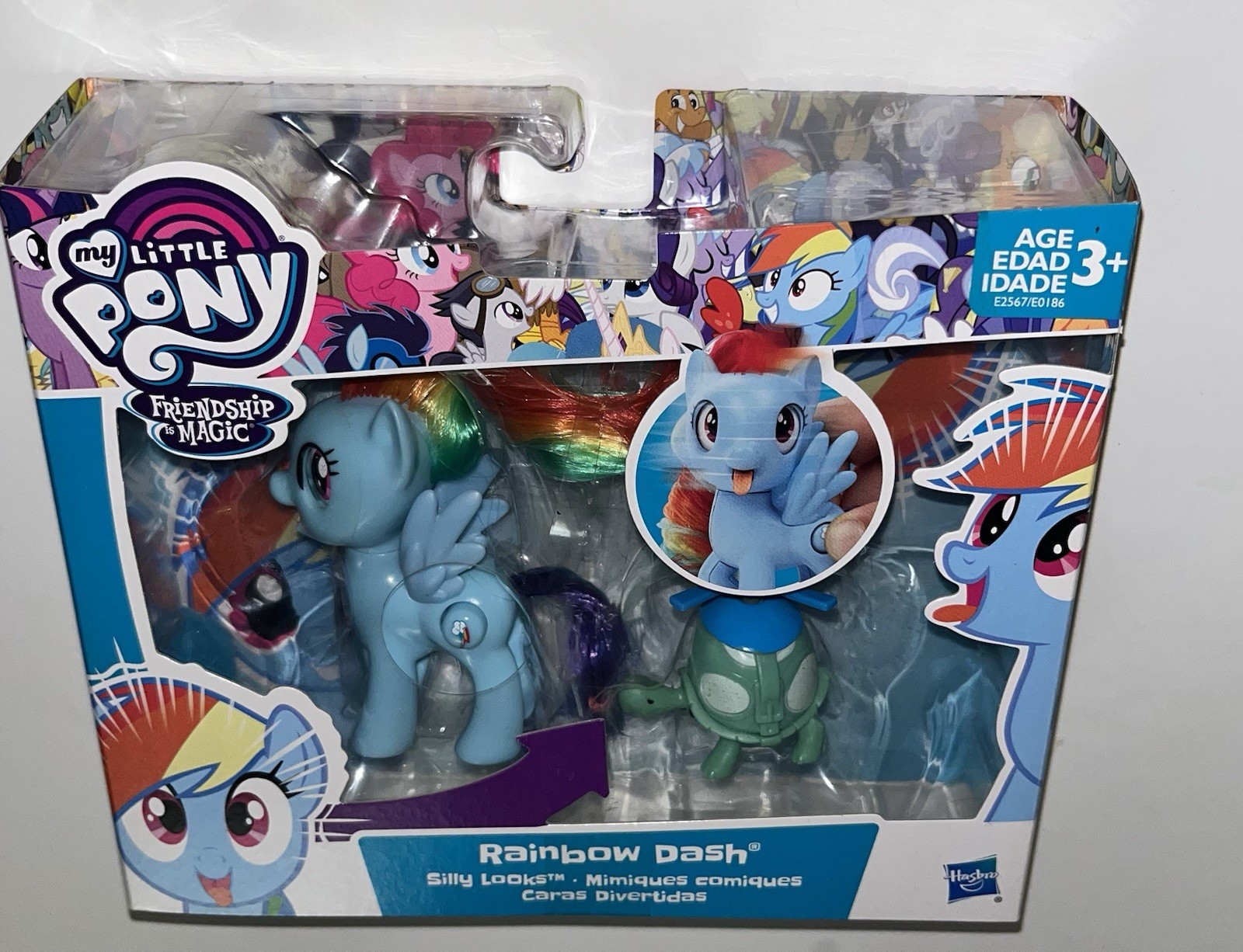 Hasbro My Little Pony Rainbow Dash Silly Looks 2-Figure Set Age 3+ E2567
