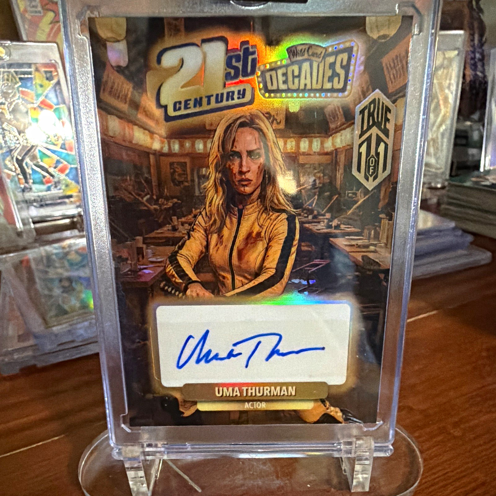 Wild Card 2026 Decades Part II Uma Thurman Kill Bill True 1/1 Auto T1D221-UT2-A