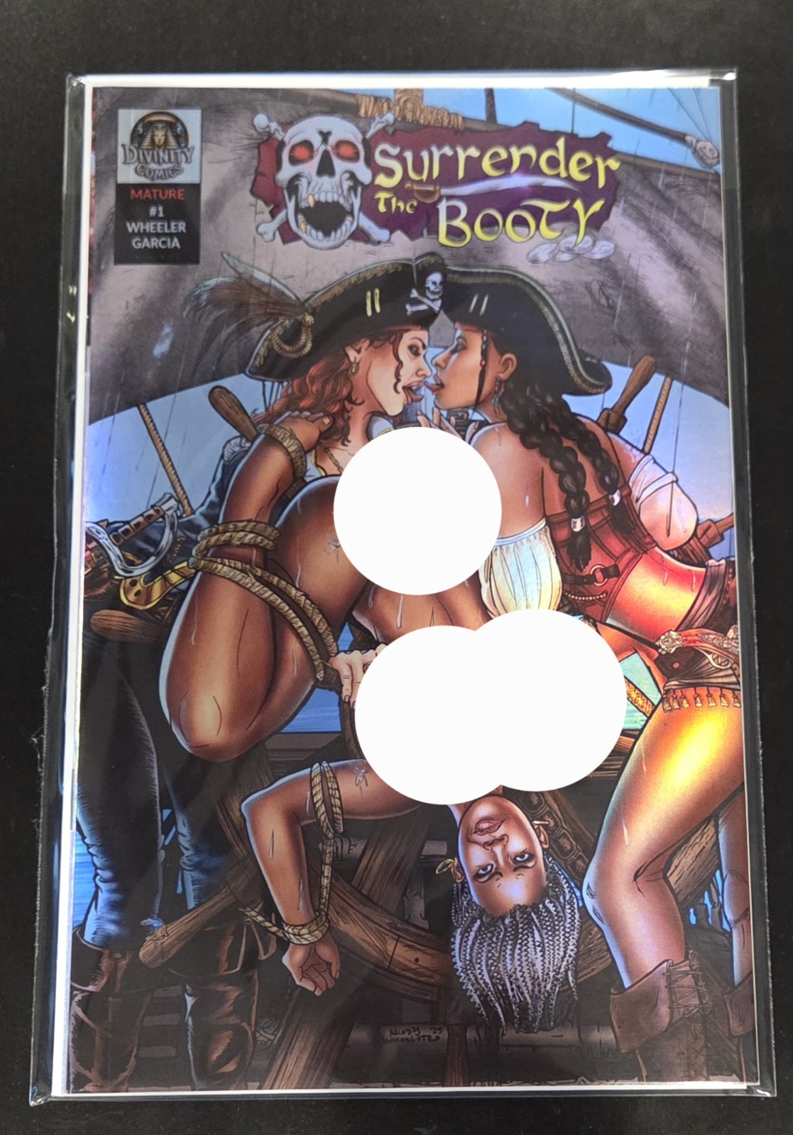 Surrender The Booty #1 Foil Divinity Comics Naughty Mature Wheeler & Garcia