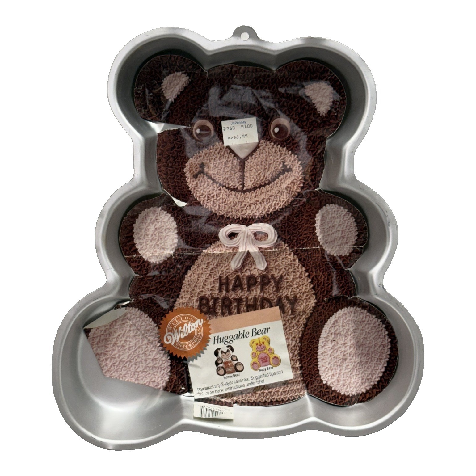 Wilton Huggable Bear Cake Pan 1982 Vintage Teddy Bear Birthday 2105-4943