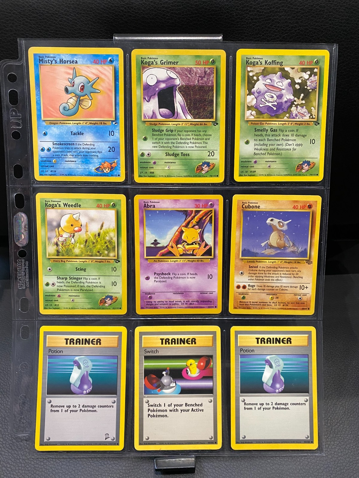 Mixed Sets Bundle - Vintage 1999 Pokemon Cards - No duplicates x9