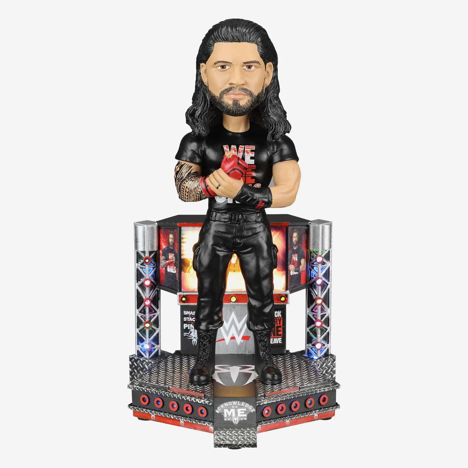 Roman Reigns Light Up Stage Entrance Bobblehead WWE