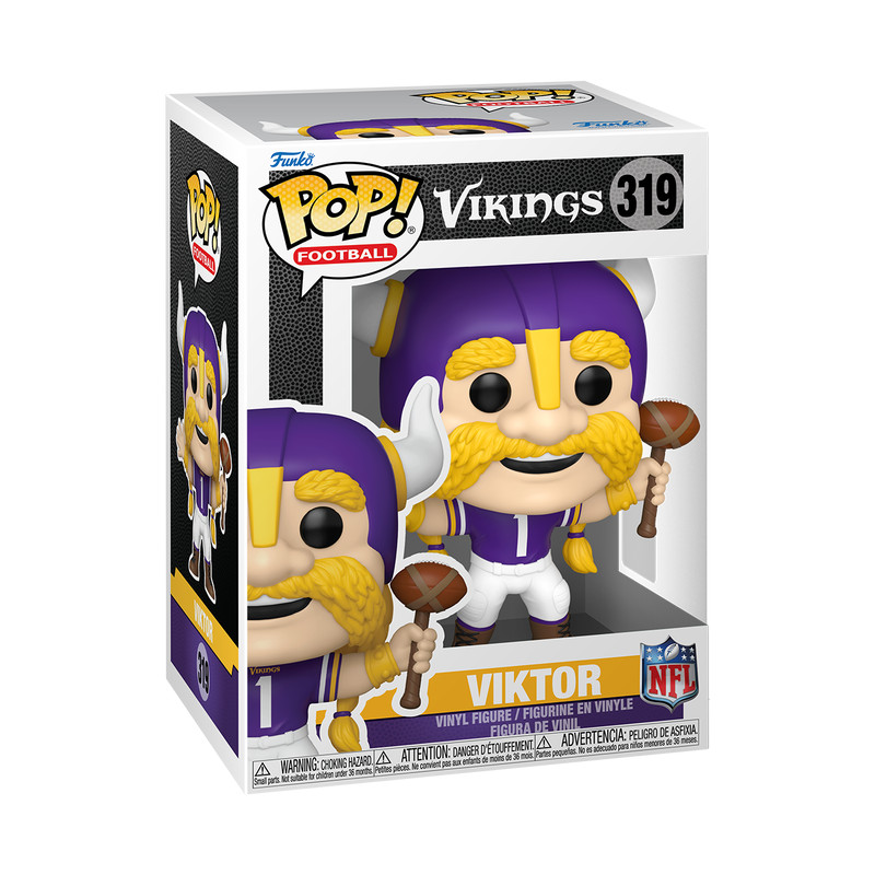 Brand New Minnesota Vikings NFL Mascot Viktor Funko Pop Vinyl Figure #319