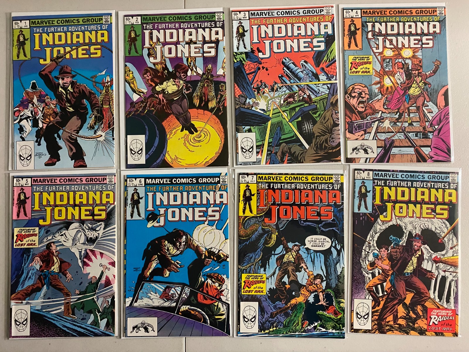 Further Adventures of Indiana Jones comics set #1-34 34 avg 6.0 (1983-86)