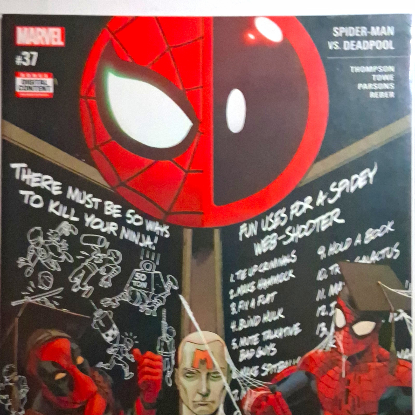 Marvel Spider-Man vs. Deadpool #37 Spider-Man Deadpool Bonus Digital Content