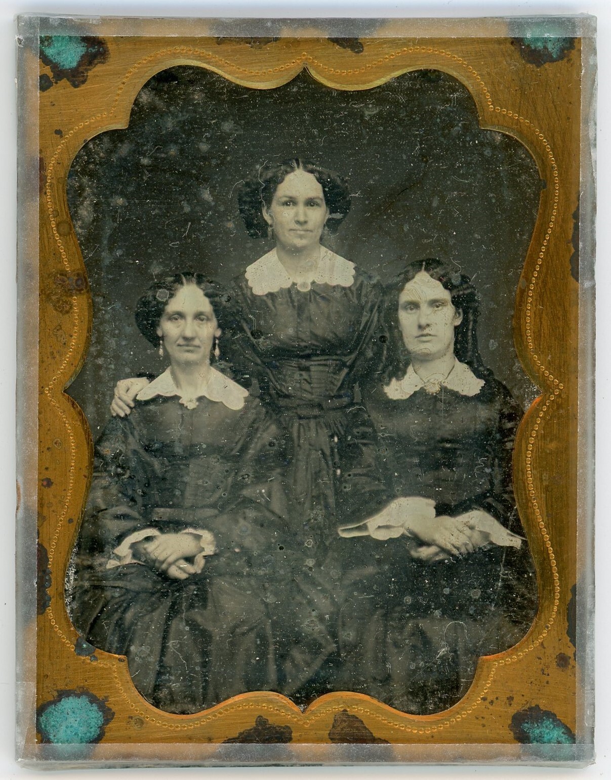Group of Three Women (1/4 Plate Daguerreotype)