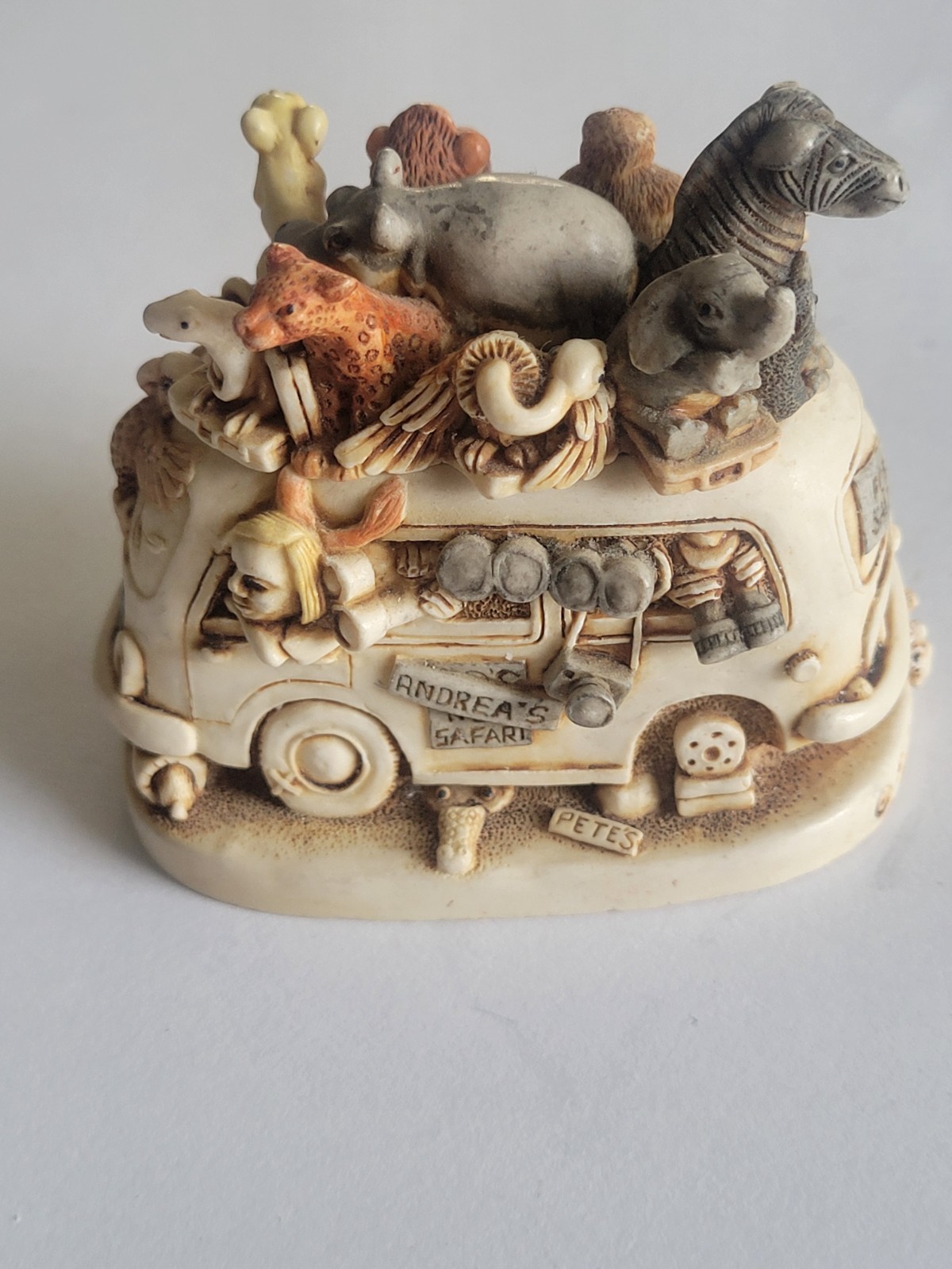 Harmony Kingdom Ed’s Safari II Trinket Box Figurine no box