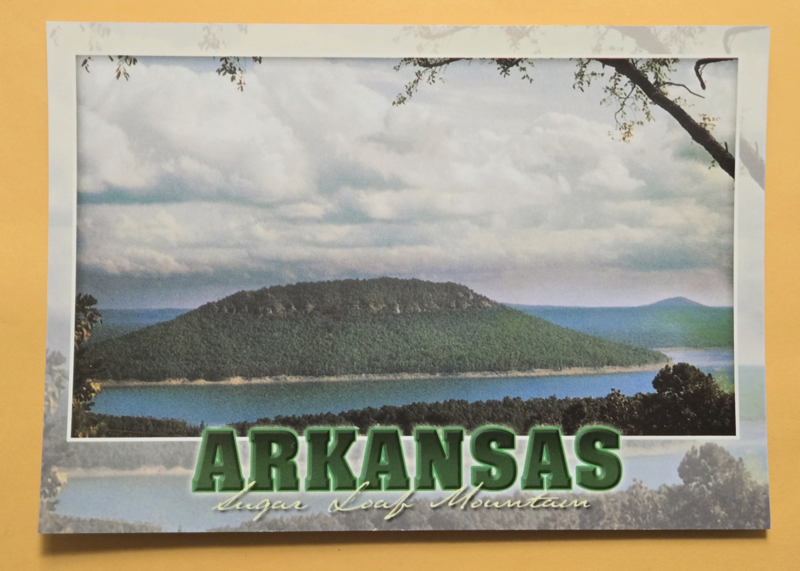 Postcard AR: Mount NEBO. Russellville. Arkansas